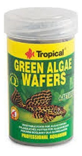 Alimento Vegetal En Forma De Wafers Para Plecos Ansystrus Tropical Green Algae 45g