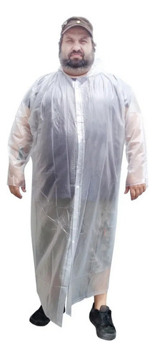 Capa De Chuva Pvc Forrada Tamanho Especial Grande Plus Size