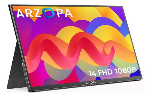 Monitor Portatil 14'' 1080p Hdr Ips 60h A1 Gamut Slim Arzopa