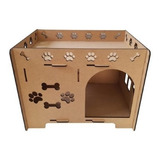 Cama Beliche P/ Cachorro Pet - Mdf 6mm - Sem Escada