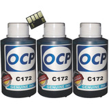 Tinta Alternativa Hp T730 T830 728 Ocp Alemana 300ml + Chip