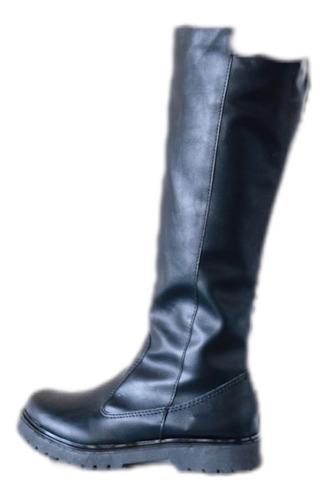 Botas Mujer Bucaneras Plataforma Negro Suela Taco Alto Moda