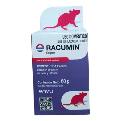 Racumin Super Bayer Pellets 60 Grms Control de Ratas Y Ratón | MercadoLibre