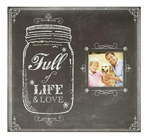 Mcs Mbi 12.5x13.5 Inch Full Of Life And Love Mason Jar