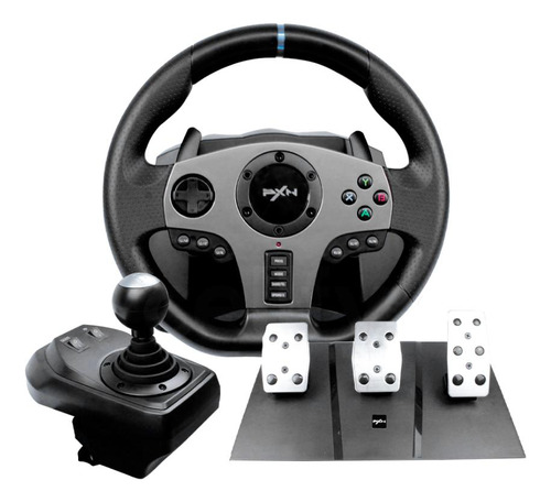 Joystick Volante Vibração Simulador Racing Câmbio Embreagem