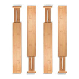 Juego De 4 Separadores De Cajones De Bambú