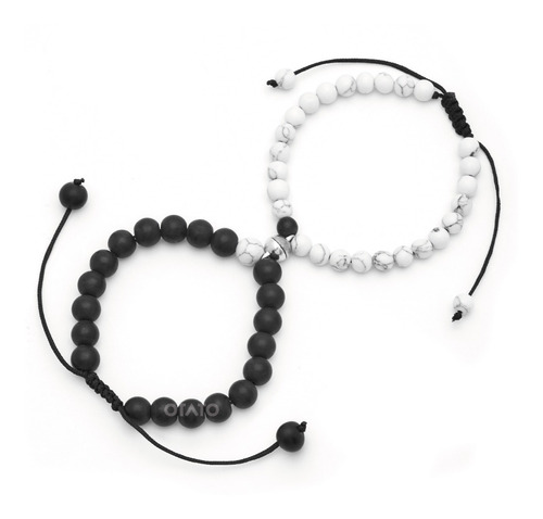 Pulseras Para Parejas Con Iman Yin Yang Para Compartir Amor