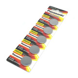 Pack 5 Pilas Cr2032 Panasonic Boton 3v 20x3,2mm