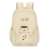 Mochila Infantil De Hellokitty Cinnamoroll Kuromi Student Color Pompom Purin