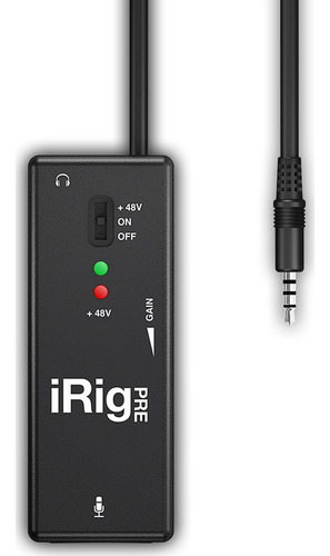 Interface Portátil Ik Multimedia Irig Pre Para Microfone