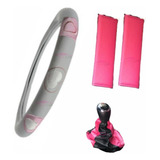 Cubre Volante Love+ Accesorios Rosa Para Ford Ka