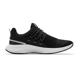 Tenis Ua Charged Breathe Lace Entrenamiento Gym Negro Correr