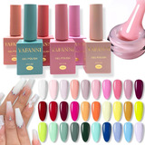 Kit De 10 Esmaltes Semipermanentes Colores Gel Uv Led 12ml