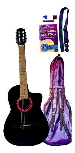 Guitarra Acústica,funda Y Accesorios Fabricado En Paracho 