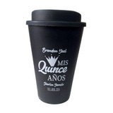 50 Vasos Cafeteros Reusables Personalizados Serirafia 600ml