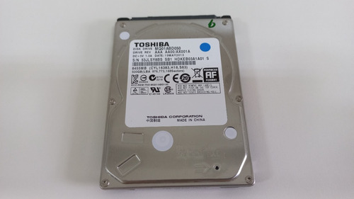 Disco Rígido Interno Funcionando Perfeitamente Toshiba Series Mq01abd050 500gb Para Notebook, Hd Externo, Playstation E Xbox 