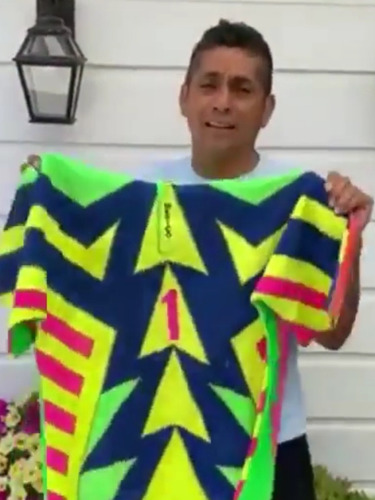 Jorge Campos Jersey Suéter Original Mundial Rayos