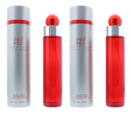 Paquete 361 Red Perry Ellis 200ml Caballero Original 2 Pzas