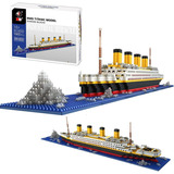 Set De Construcción Rms Titanic Model 3d 1860 Piezas En Caja Cantidad De Piezas 262257