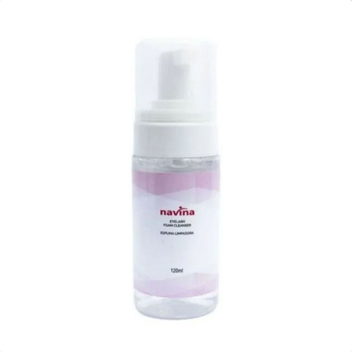 Espuma Limpiadora De Pestañas Navina Pump, 120 Ml