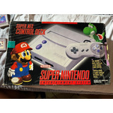 Consola Snes Super Nintendo Jr Sns-101 Genuina+ Caja+1 Juego