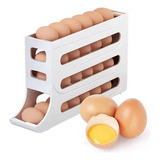 Organizador De Huevos Enrollable Con Soporte Para Refrigerad