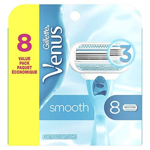 Gillette Venus Lisas De La Mujer - 8 Hojas De Afeitar Recarg