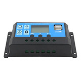 Regulador Controlador Carga Baterías Panel Solar 30a 12v/24v