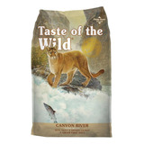 Alimento Taste Of The Wild Canyon River Feline Para Gato Sabor Trucha Y Salmón Ahumado En Bolsa De 500g