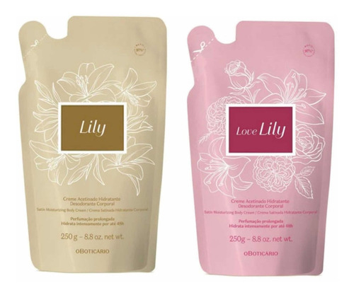 Kit Refil Lily + Love Lily Hidratante Corporal O Boticário