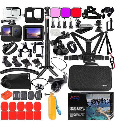 Kit De Accesorios Para Gopro Hero 9/10/11. Negro