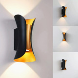 Lámpara De Pared Impermeable Al Exterior Moderno Luces Led