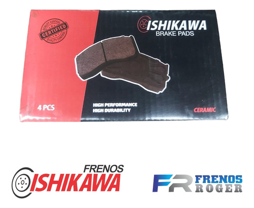 Pastilla De Freno Ishikawa Cermico Suzuki Baleno 2015 - Up Foto 4