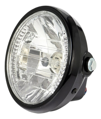 Faro Led 7'' Redondo H4 Ojo De Ángel Para Harley Daymaker