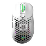 Mouse Gamer De Juego Inalámbrico Recargable Vsg  Aquila Fly Blanco Mate