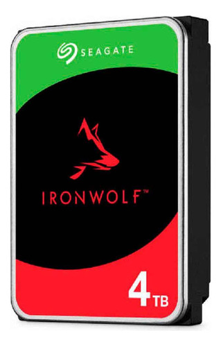 Hd Seagate Ironwolf Nas 4tb 5900rpm 64mb Sata - St4000vn006