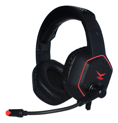 Gaming Naceb Audífonos Headset Gamer Na-0315 Naja Micrófono Sonido 7.1 Conexión Usb 2.0 Iluminación Rgb Color Negro Pug & Play