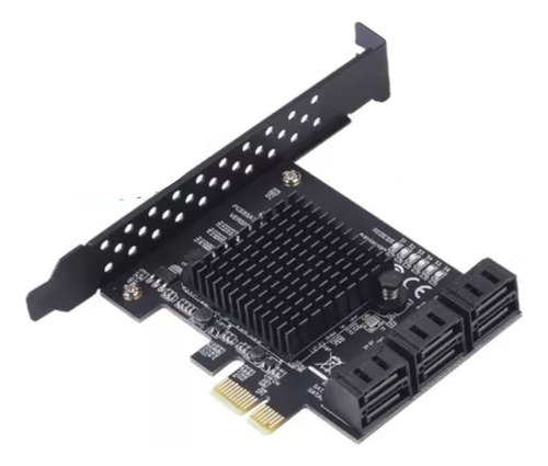 Adaptador Expansor Pci-e 3.0 X1 Hacia 6 Puertos Sata