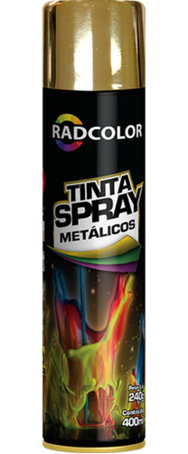 3 Tinta Spray Metálicos 400ml Uso Geral E Automotivo 