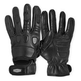 Guantes Motociclista De Piel Para Frio Termico Wkl 1993 Color Negro Talla M