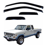 Botaguas Deflectores Ford Ranger 81/93 Cabina Y Media 4 Pzs