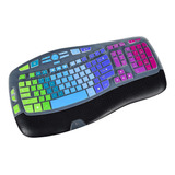 Funda Silicona De Teclado Logitech K350 / Mk550 | Arcoiris