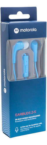 Earbuds2-s Audifono Motorola M/libres Blue