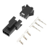 Conector Macho Hembra Jst 2.54 C/traba 3 Pin Pack 5 - 2gtech