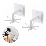 2 Giratorio Soporte Cocina Utensilio Accesorios Baño Pared 