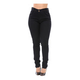 Calça Jeans Feminina Cintura Alta Com Lycra Levanta Bumbum