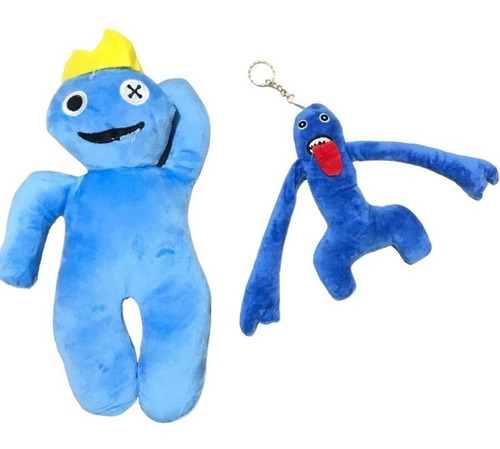 Kit Peluches Huggy Wuggy & Crown Little Blue Mantoy Rainbow 