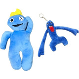 Kit Peluches Huggy Wuggy & Crown Little Blue Mantoy Rainbow 