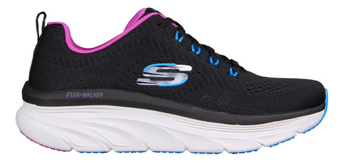 Tenis Skechers Mujer 149368bkpr D'lux Wal