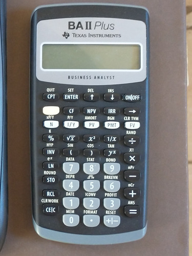 Calculadora Financiera Texas Instruments Ti-baii Plus 